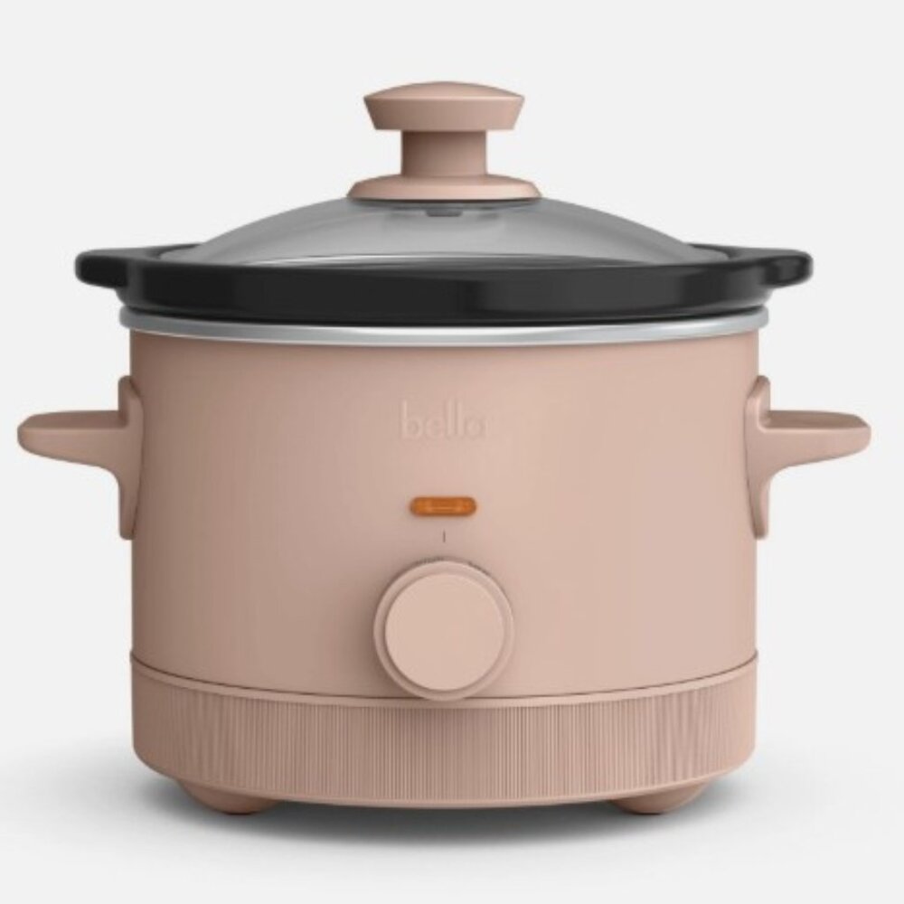 Bella 1.5 Qt Slow Cooker Blossom‎ with 3 Heat Manual Stoneware LY-1502R